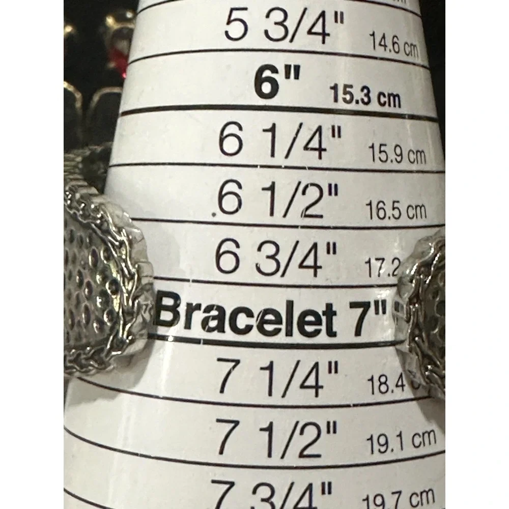 Hammered Mixed Metal Domed‎ Cuff Bracelet  Scalloped Edge Statement Clamper